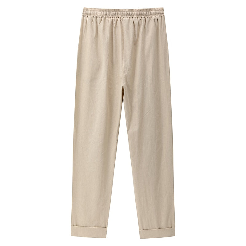 Summer Essential Cotton Linen Pants