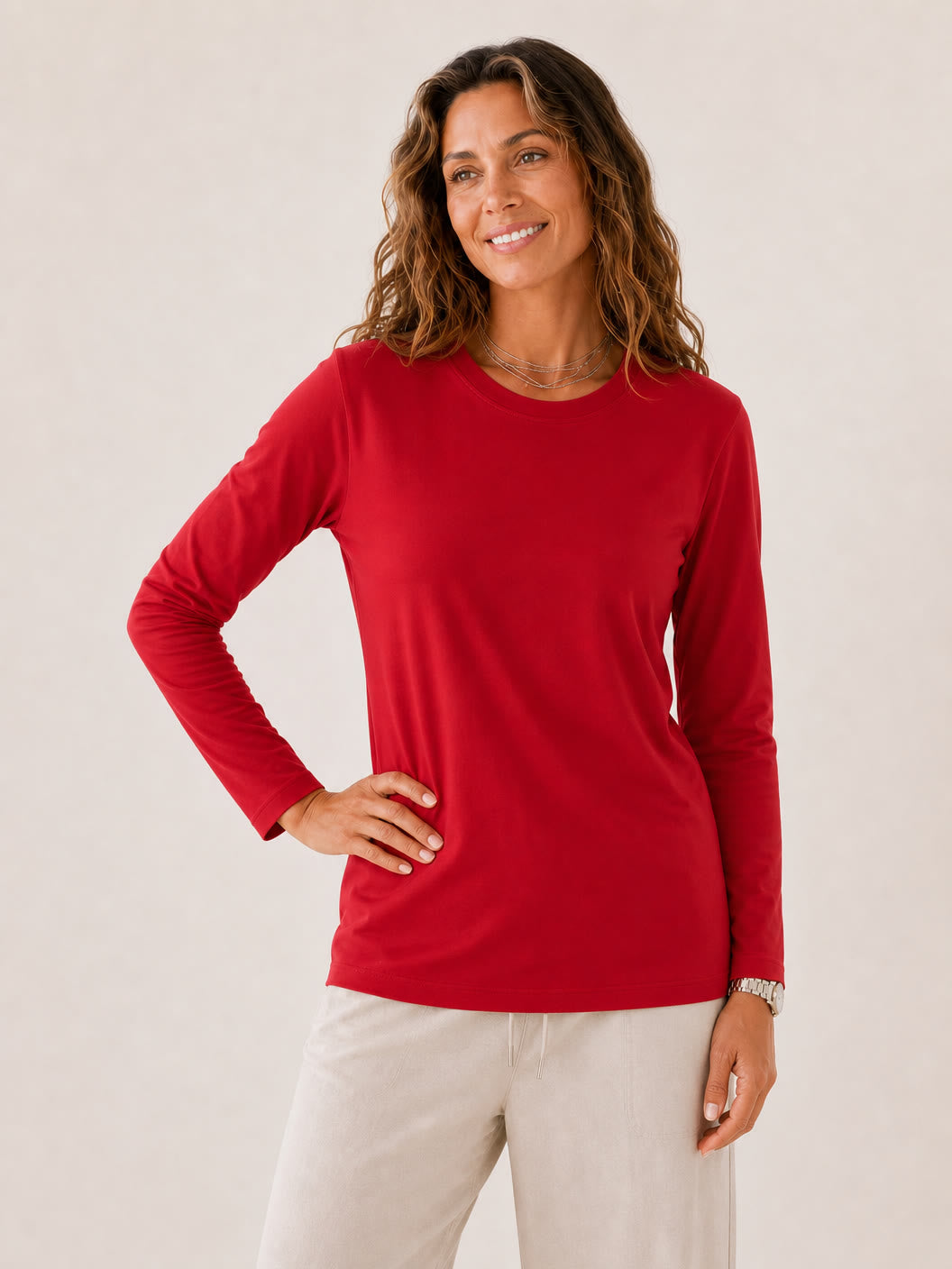 100% Cotton Crew Neck Tee