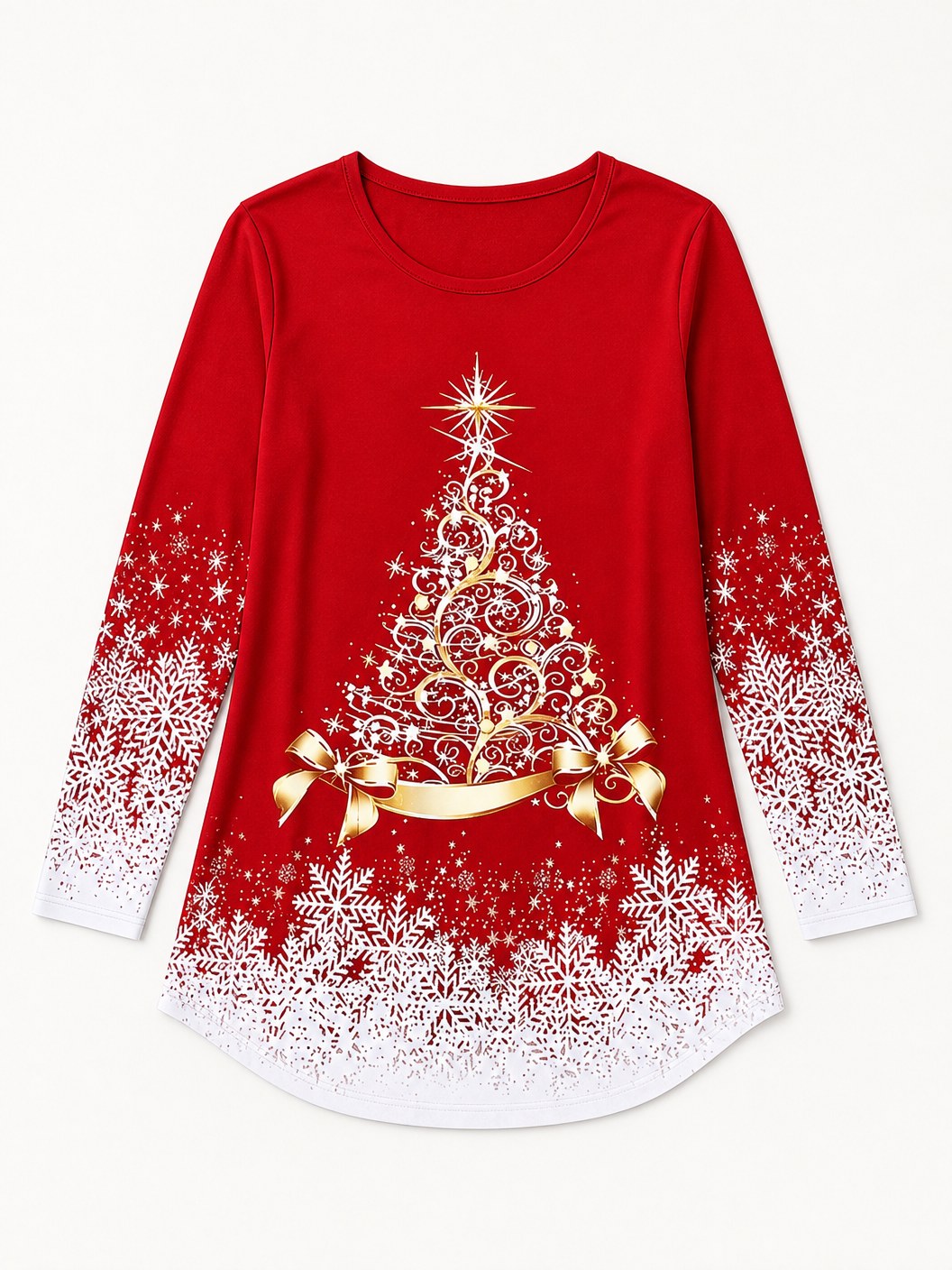 Santa Claus Christmas Tunic Tee