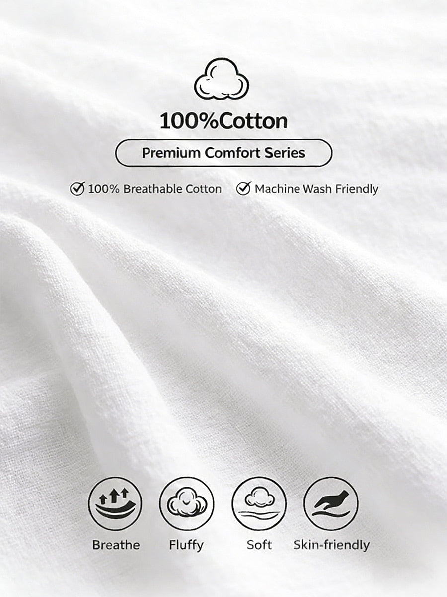 Women's V Neck 100% Cotton Blouse