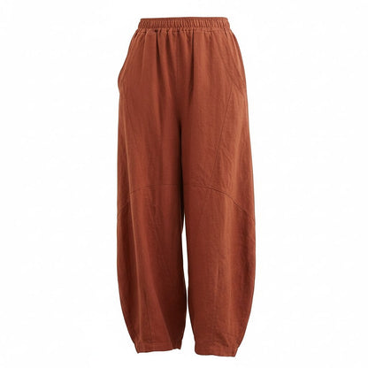 Premium Linen Relaxed Balloon Pants