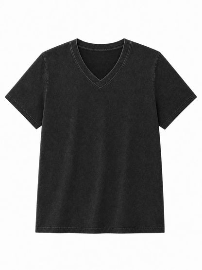 100% Cotton V Neck Tees