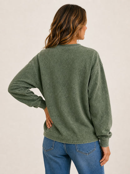 100% Cotton Crewneck Sweatshirt