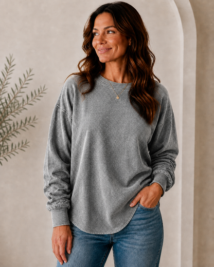 100% Cotton Crewneck Sweatshirt