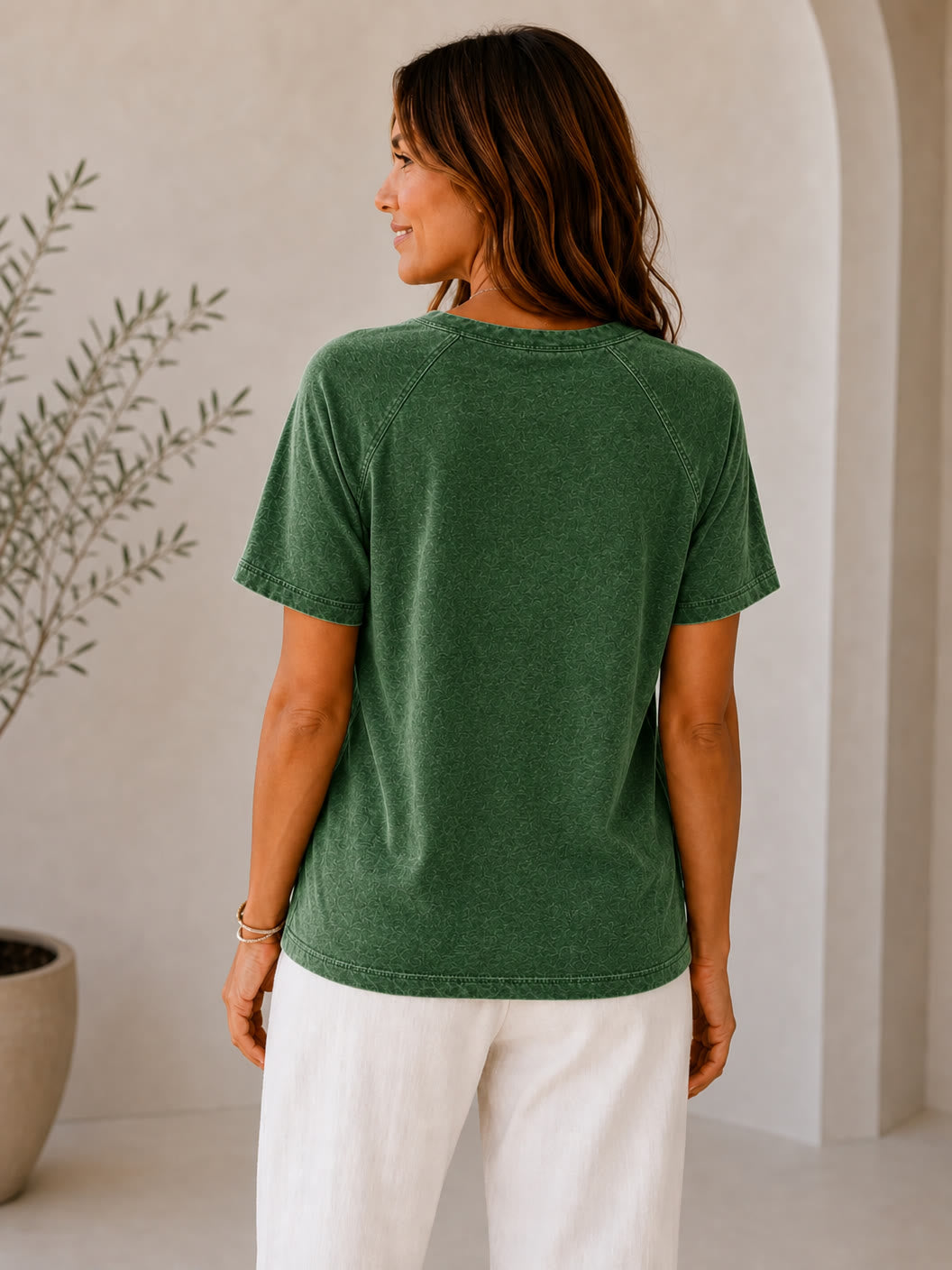 100% Cotton Crew Neck Tee