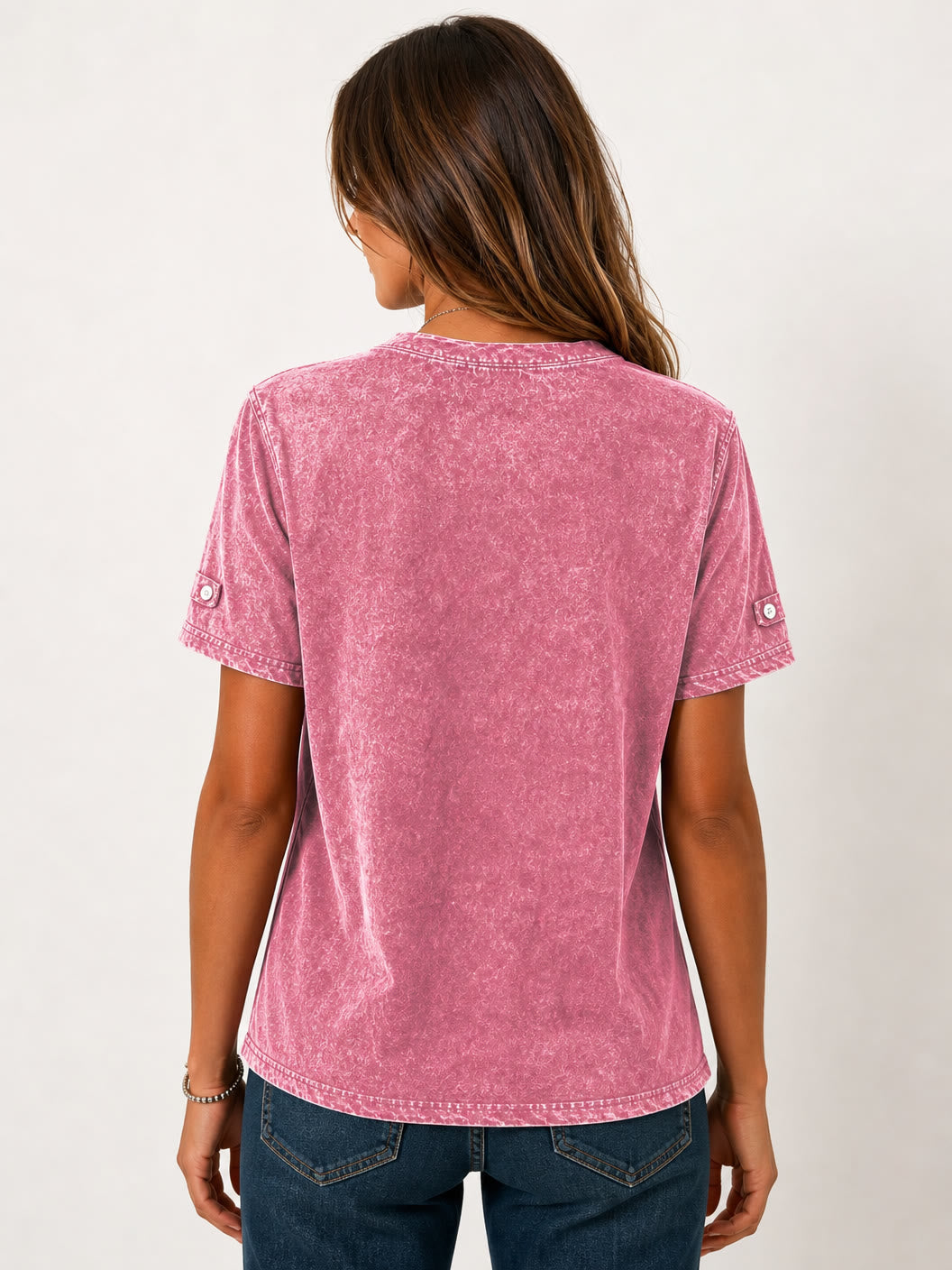 100% Cotton Henley Shirt