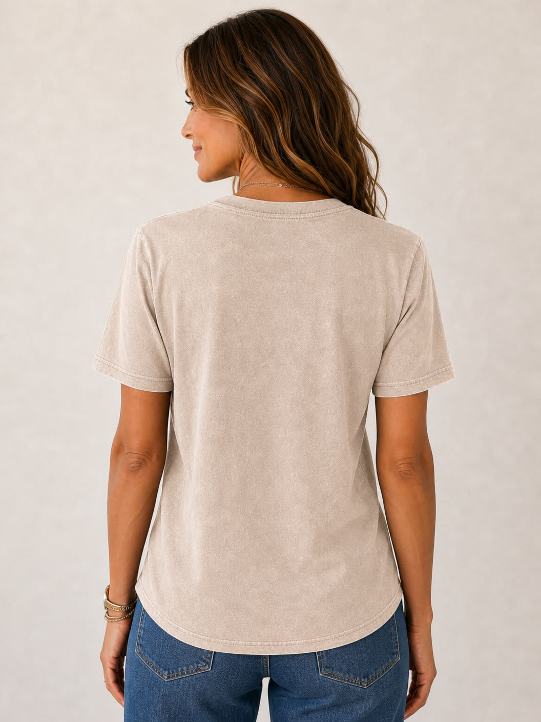 100% Cotton Crew Neck Tee