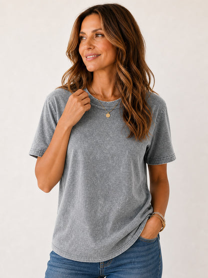 100% Cotton Crew Neck Tee