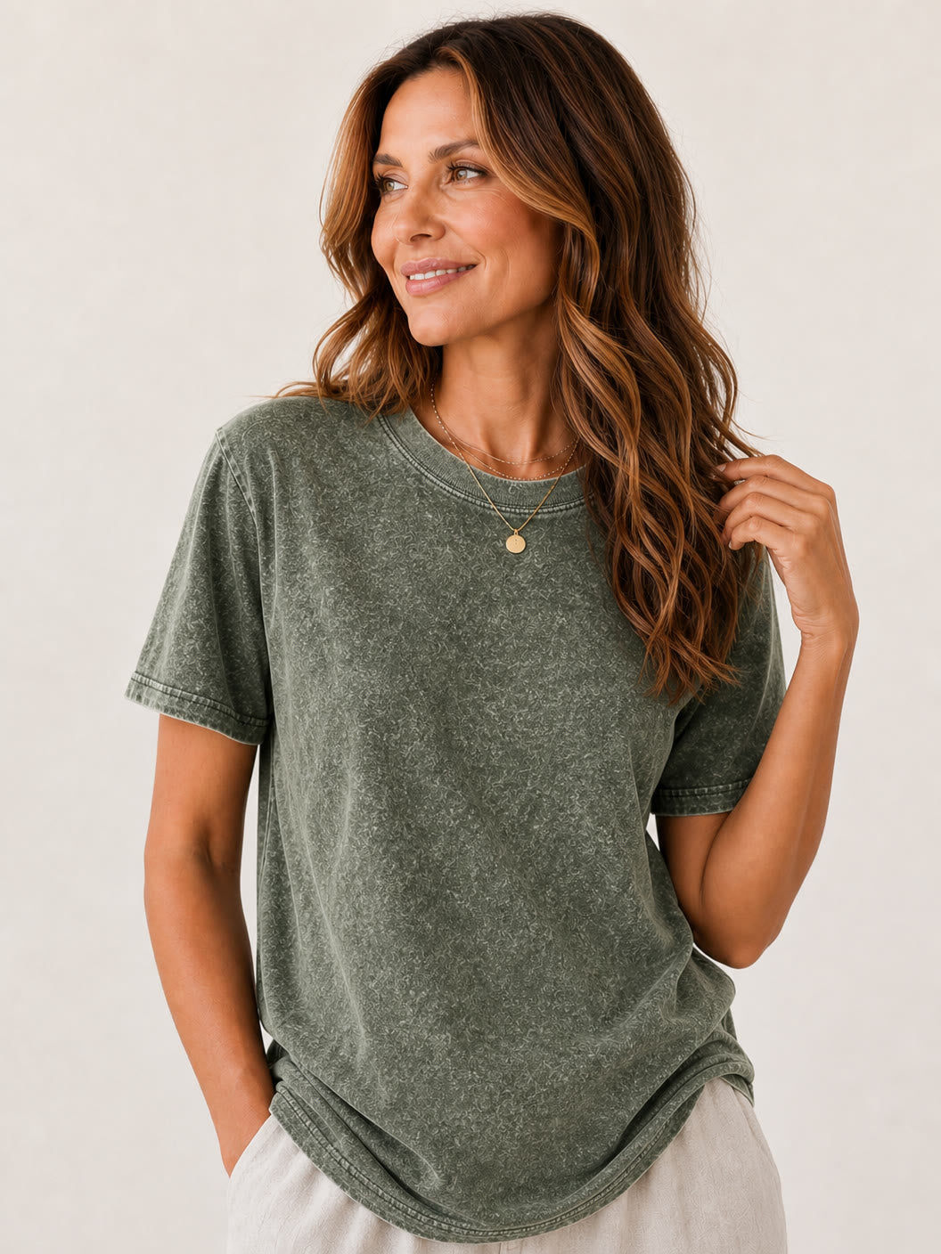 100% Cotton Crew Neck Tee