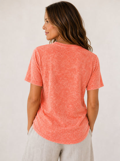 Crew Neck 100% Cotton Tee