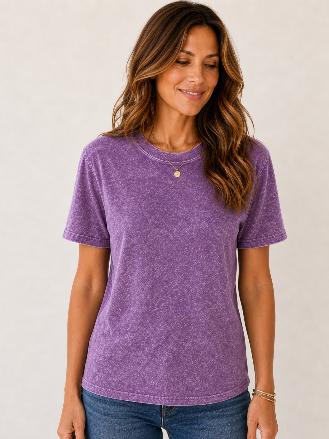 100% Cotton Crew Neck Tee
