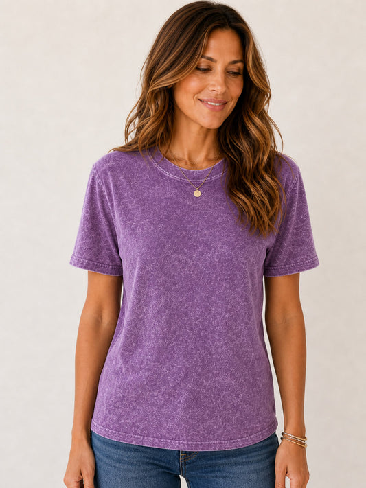 100% Cotton Crew Neck Tee