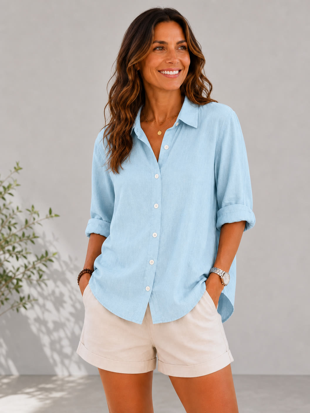 Cotton Long Sleeve Shirt