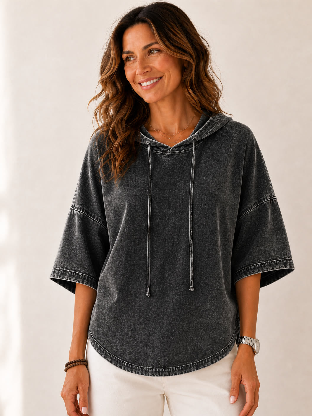 Washed 100% Cotton Hooded Sweatshirts