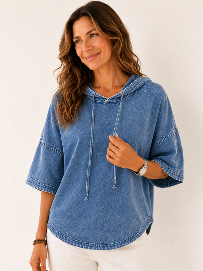 Washed 100% Cotton Hooded Sweatshirts
