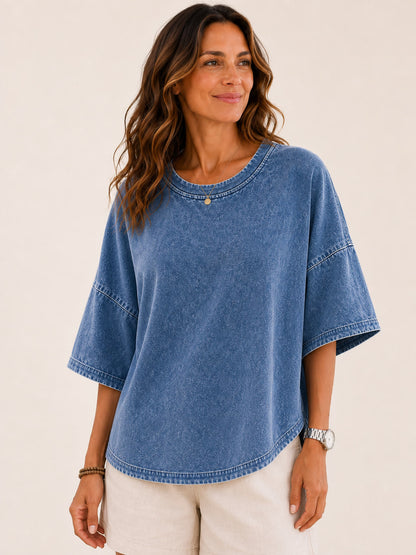 Washed 100% Cotton Blouses