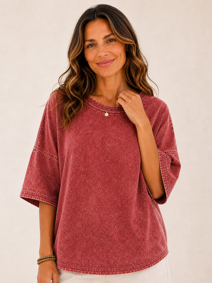 Washed 100% Cotton Blouses