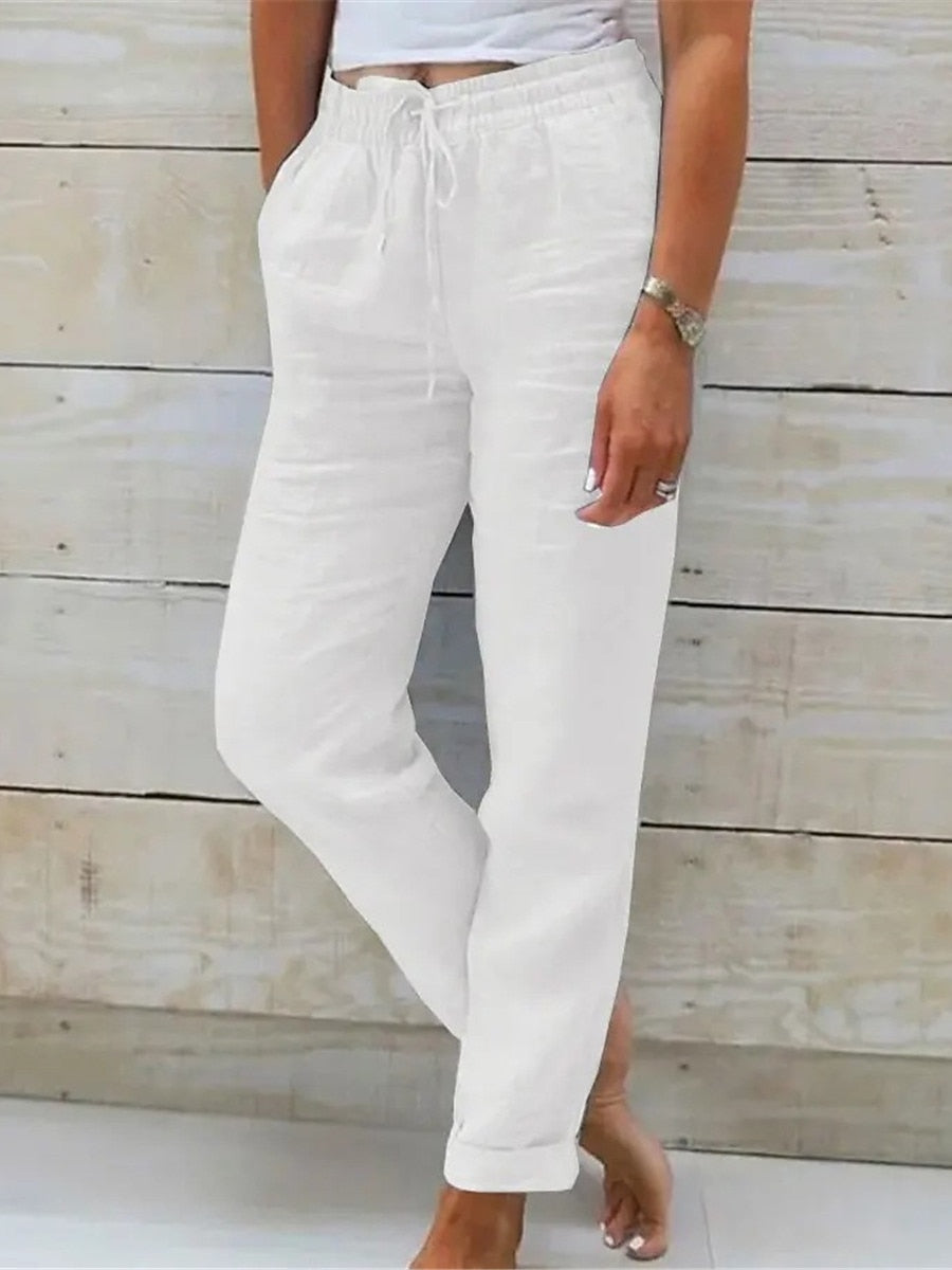 Summer Essential Cotton Linen Pants