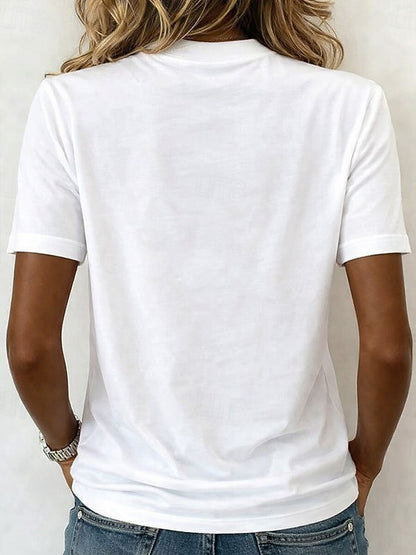100% Cotton Crew Neck Tee