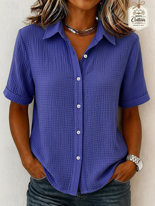 Women's Casual 100% Cotton Shirt