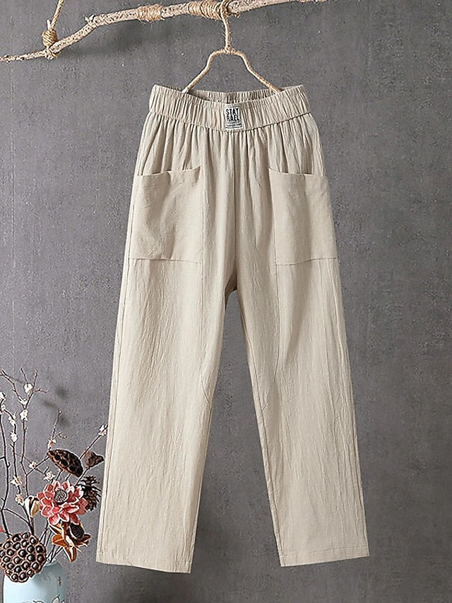 Everyday Cotton Baggy Pants