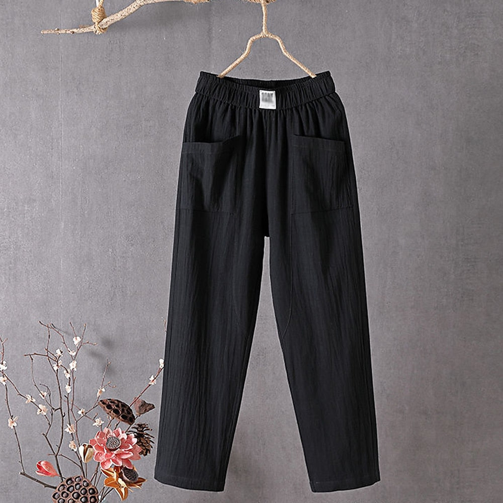 Everyday Cotton Baggy Pants