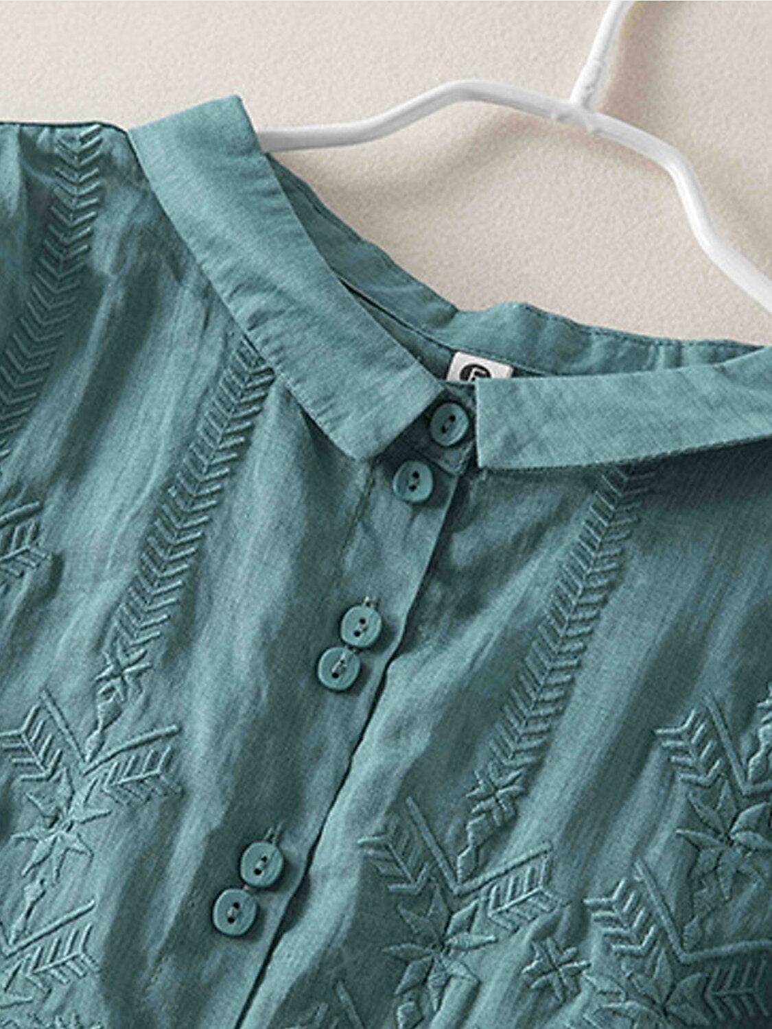 Women's Embroidered 100% Cotton Blouse