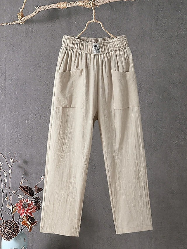 Everyday Cotton Baggy Pants