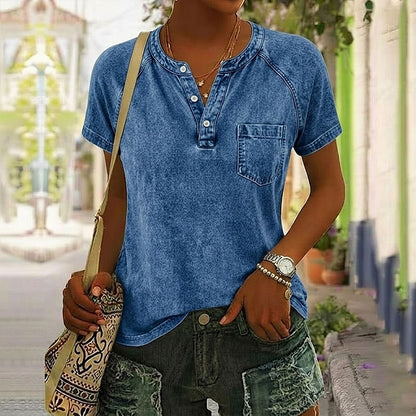 Women's 100% Cotton Crew Neck Tee