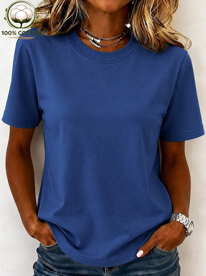 100% Cotton Crew Neck Tee
