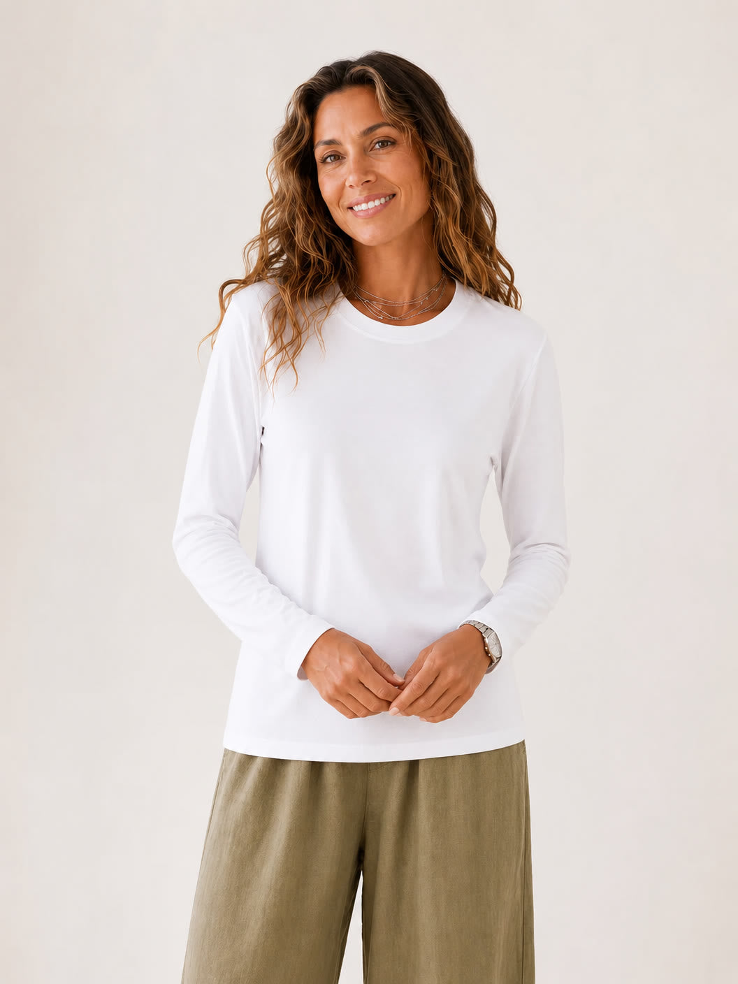 100% Cotton Crew Neck Tee