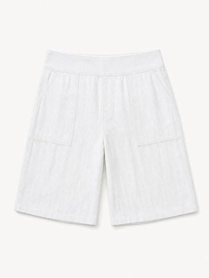 Relaxed Cotton Linen Summer Shorts