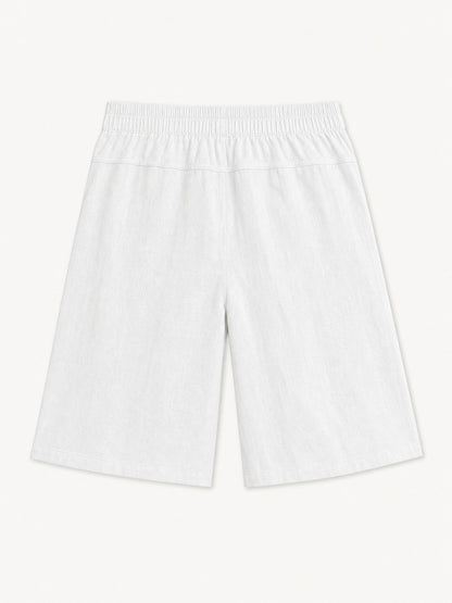 Relaxed Cotton Linen Summer Shorts