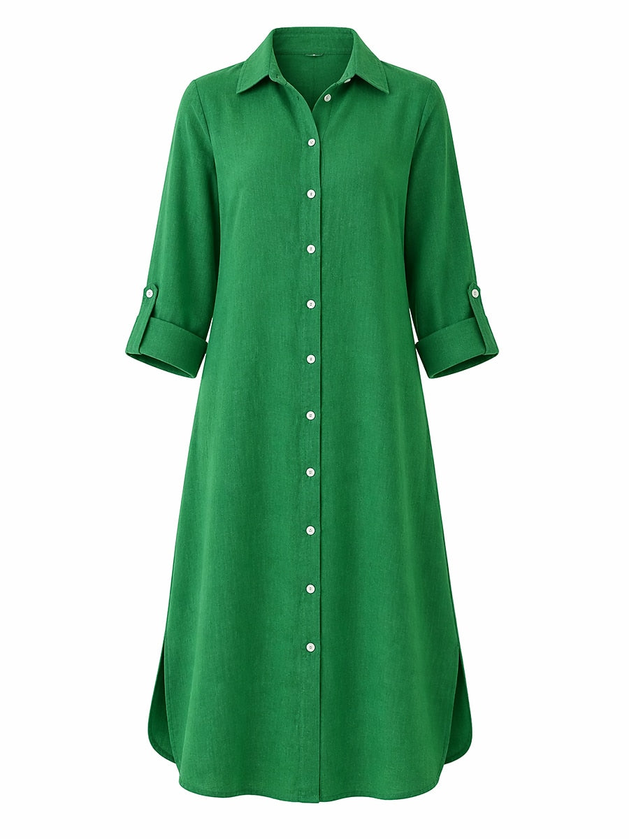 Midi Cotton Linen Dresses