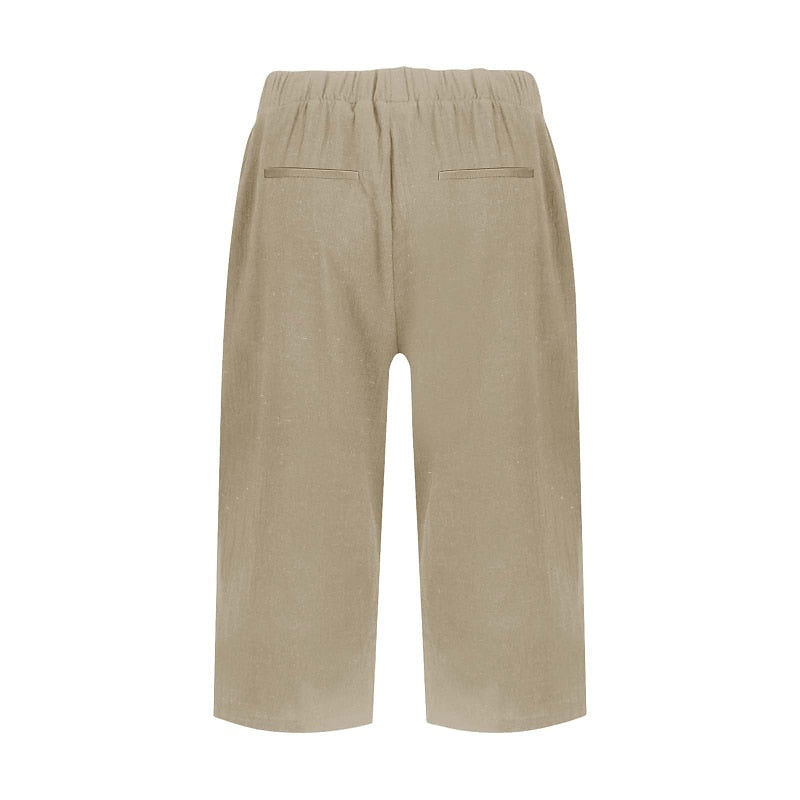 Women's 100% Cotton Capri Pants