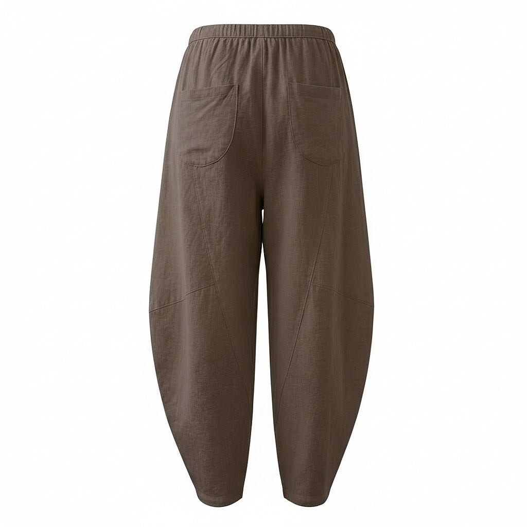 Premium Linen Balloon Pocket Pants
