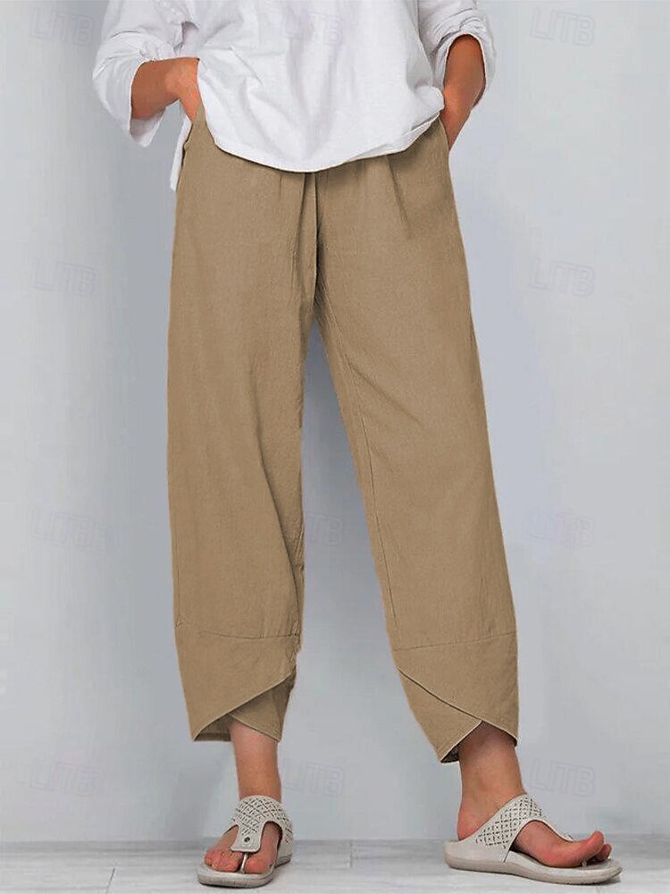 100% Cotton Capri Pants