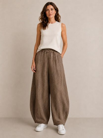 Premium Linen Balloon Pants