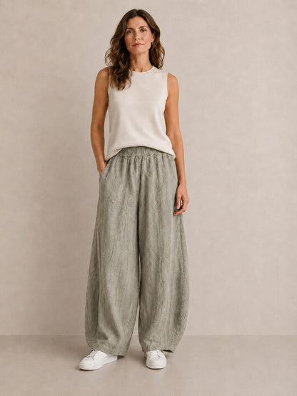 Premium Linen Balloon Pants