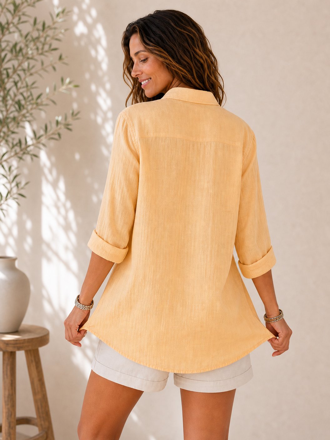 Cotton Long Sleeve Shirt