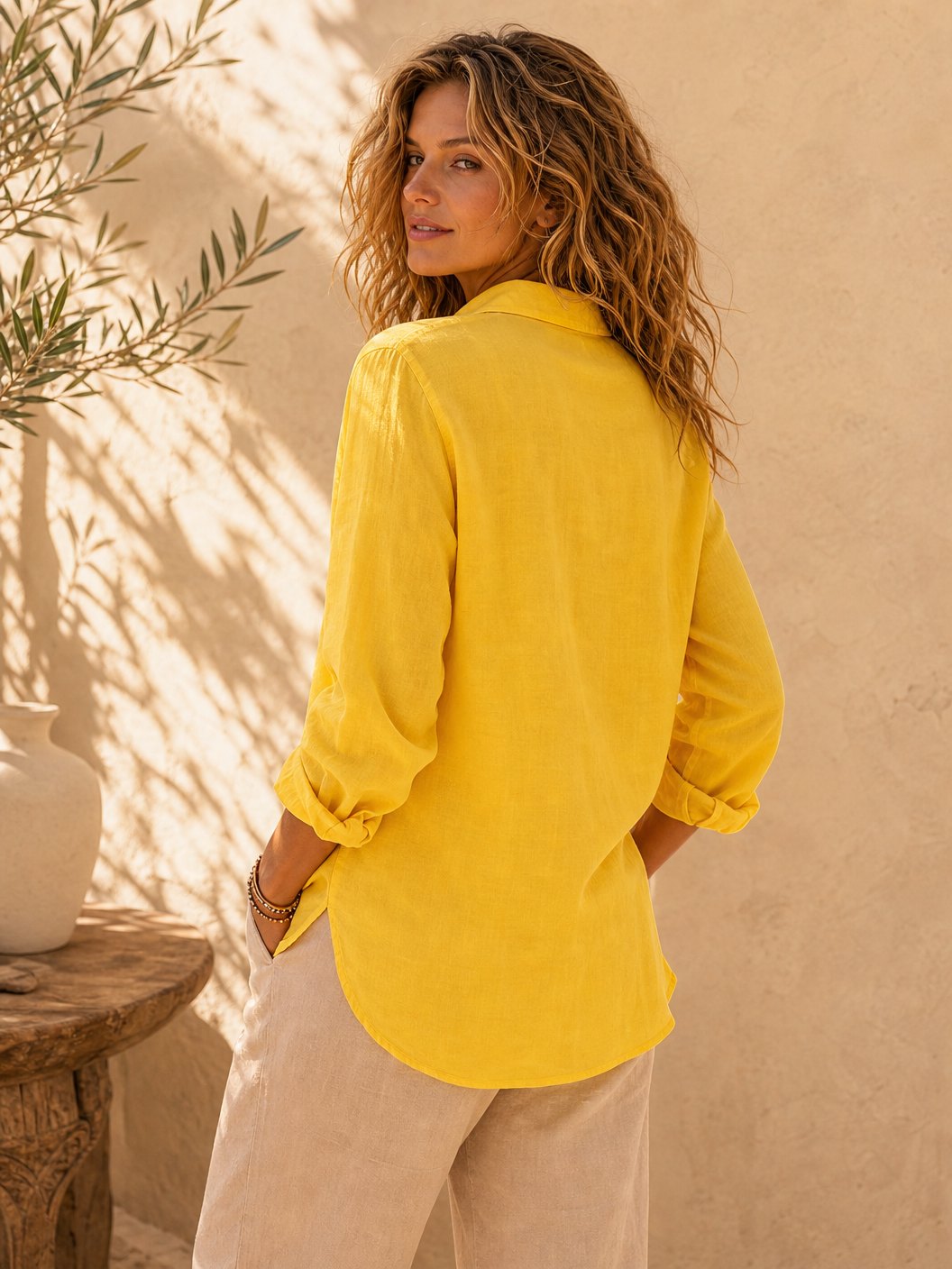 Effortless Comfort Cotton Linen Shirt