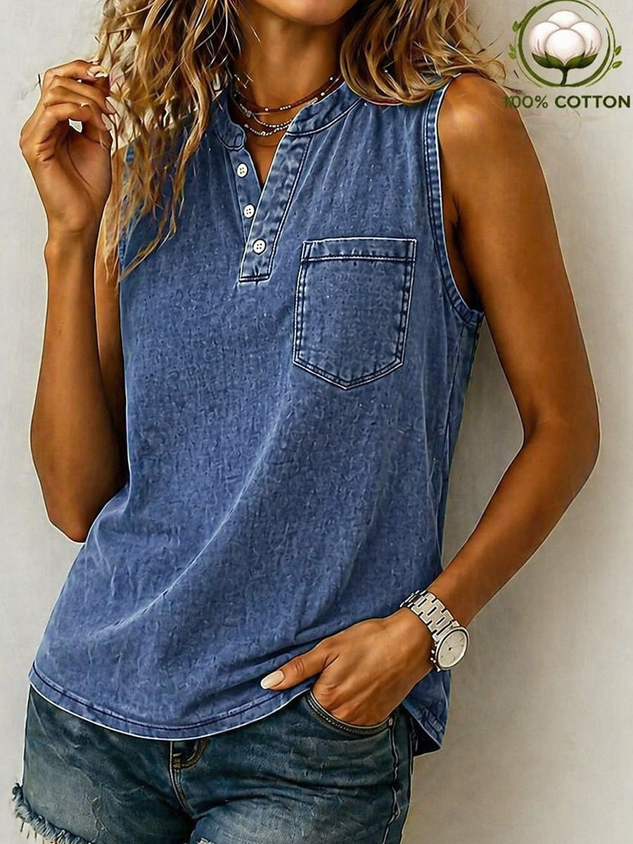 Casual 100% Cotton Top