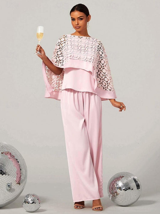 Pink Cut-Out Two-piece set