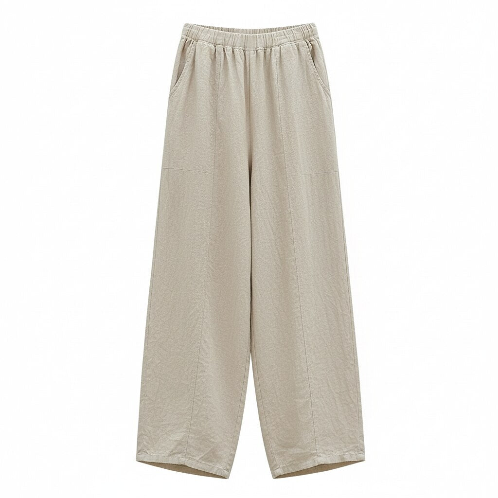 Premium Linen Loose-Fit Casual Pants