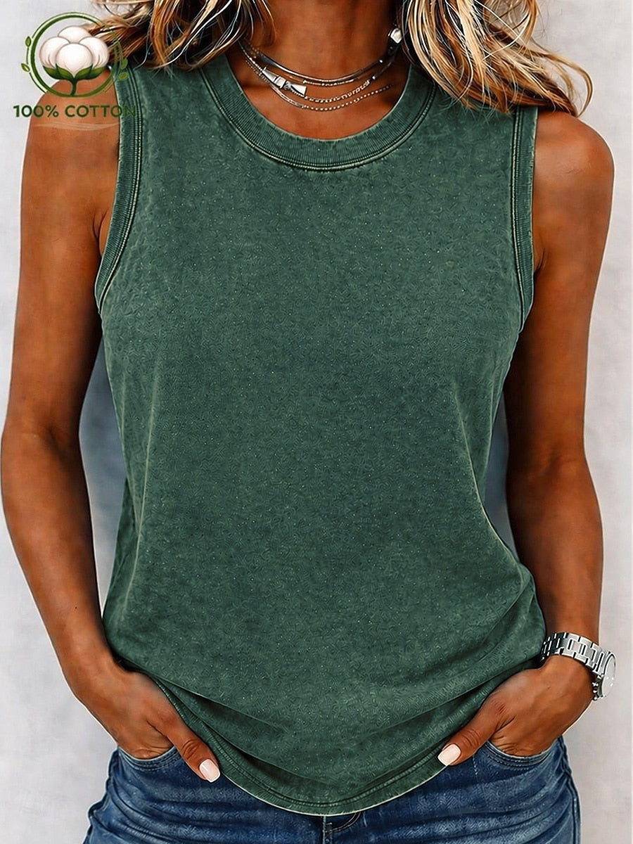 Casual 100% Cotton Top